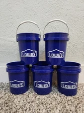 Lowe's Mini Bucket 5-Pack (No Lid) - Food-Safe Tiny Buckets for storage, decor🪣