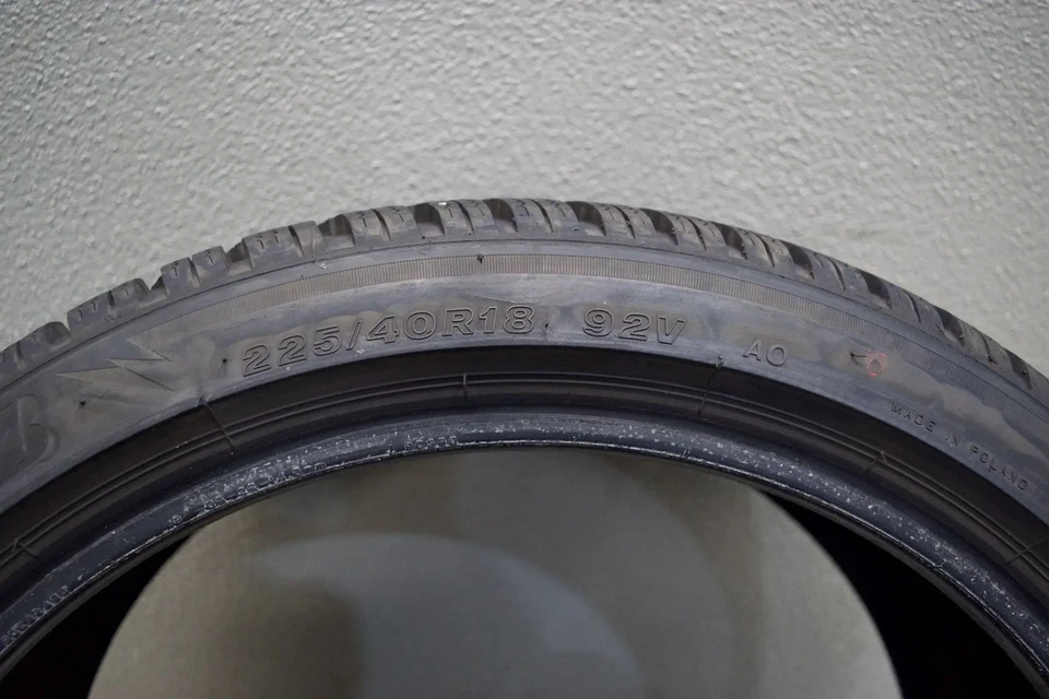1x Bridgestone Blizzak LM005 AO 225 40 R18 92V M+S Winterreifen Winter +7,5mm - Bild 4 von 4