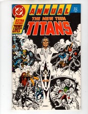 DC Comics The New Teen Titans Volume 2 Annual Book #4 VF+