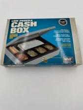MMF 221-6180-01 Steel Low Profile Cash Box with Security Lock 2 Keys Included