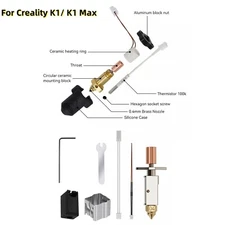 For Creality K1/ K1 Max 3D Printer Upgrade Hotend Extruder Nozzle Kit Replace