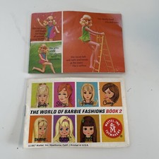Vintage 1966 Mattel The World of Barbie Fashions Booklet Book LOT