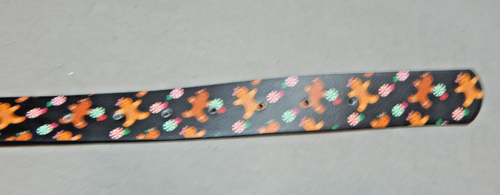 Size L Betsey Johnson 2 for 1 belt 36" to 40' w/ pinwheel mints & gingerbread me - Picture 4 of 13