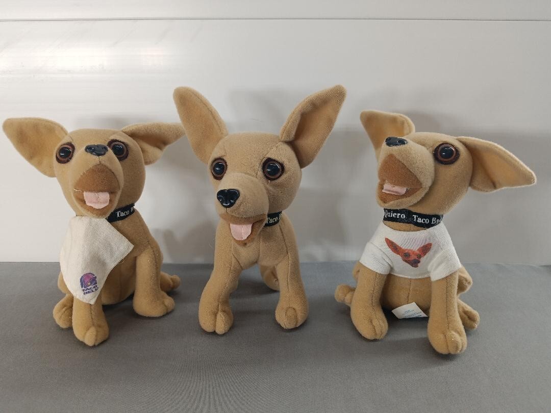 Vintage Chihuahua Yo Quiero Taco Bell Dogs Plush Stuffed Toy Applause All  Talk
