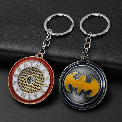 3D Keychain Super Hero Superman SpiderMan Ironman 360 Rotation Key Chain Ring - Picture 2 of 18