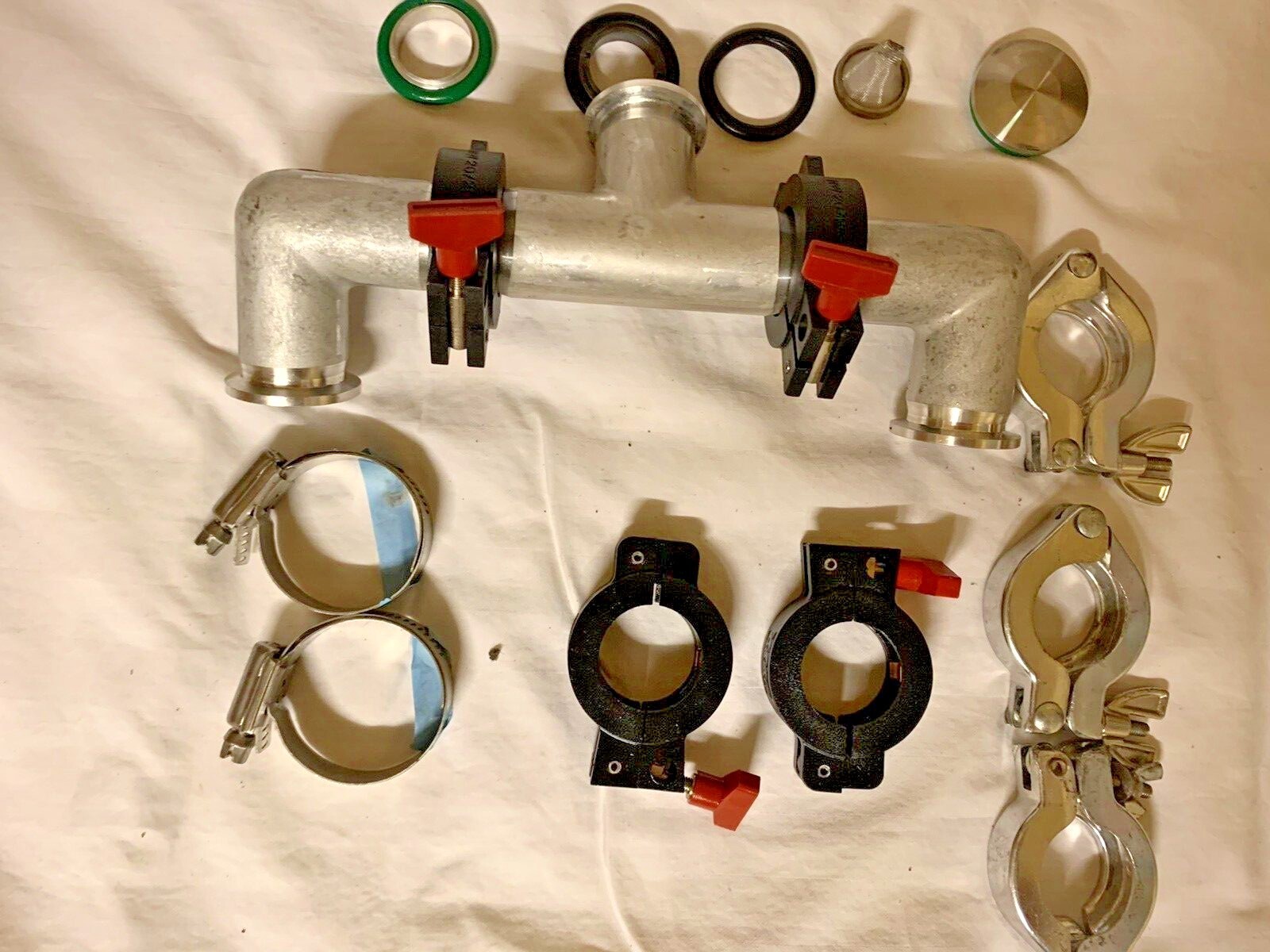 Edwards T Vacuum Flange, Elbows, Clamps, Seals