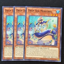 3x Deep Sea Minstrel ETCO-EN015 Eternity Code Common 1st Edition