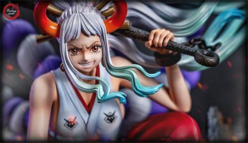 Statue résine One Piece Yamato en stock échelle Popmax H36 cm anime YYGK - Photo 8/9