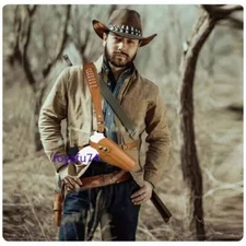 Tactical Holster Pistol 1911 Cowboy Sport Outdoor Cowhide Quick-draw Chest