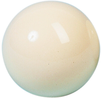 Einzelne - Ersatz Aramith Pool Billard Kugel ''Premier'' weiß 48 mm