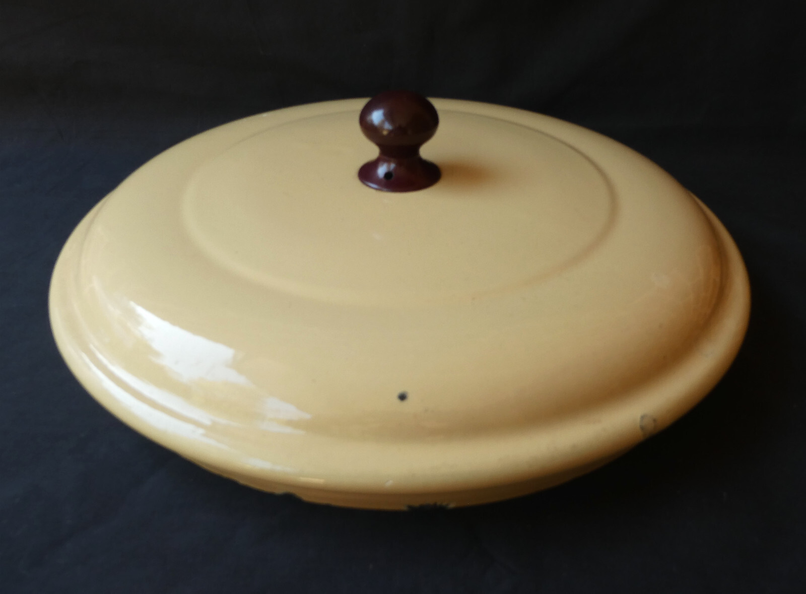 Rare Vintage 1930's/40's Australian Coronation Ware Large Enamel Bread