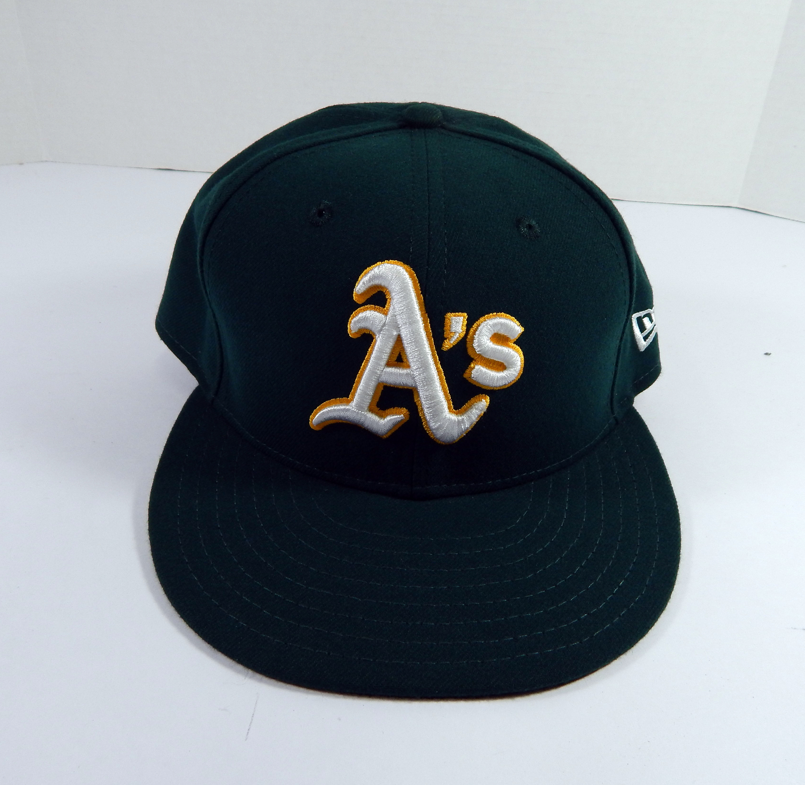 2022 Oakland A's Athletics James Kaprielian #32 Game Issued Dark Green Hat 50