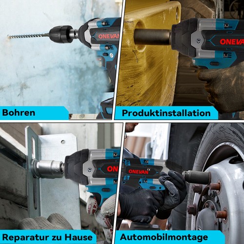 2800NM Akku Schlagschrauber Akkuschrauber 1/2" Schrauber Ratsche Für Makita 18V - Bild 11 von 20