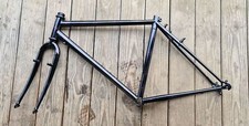 Fuji Tange CrMo telaio MTB, 47 cm, vernice effetto, + forcella/comando, freno a U, NOS