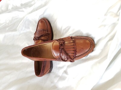 ALLEN EDMONDS Woodstock Mens 10.5 D Brown Leather Dress  display picture 3