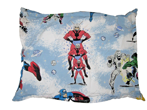 Pottery Barn Kids *The Avengers Heroes* Twin Duvet Cover & Sham Organic Cotton - Picture 3 of 9