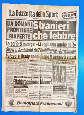 4 N L'Equipe Journal - GAZZETTA DELLO SPORT 1984 CYCLISME