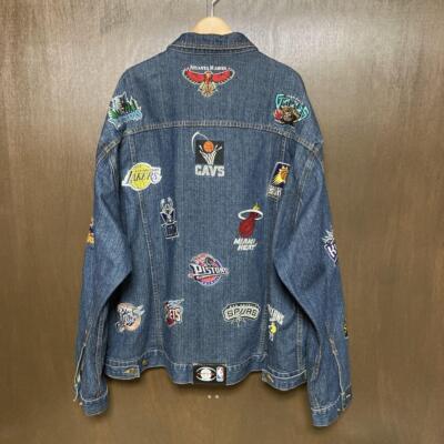 UNK 3XL NBA デニムジャケット Gジャン 濃紺