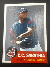2002 Topps Heritage CC Sabathia #13 Cleveland Indians