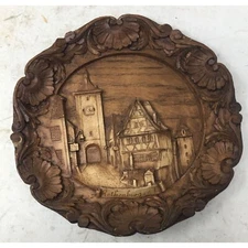 Rothenburg ob der Tauber, Bavaria, Germany Wall Plate Plaque 3D