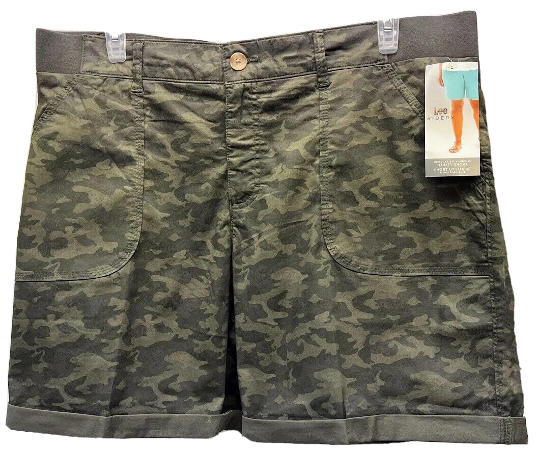 Lee riders mid rise utility short sale