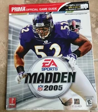 EA Sports Madden 2005 Prima Official Game Guide New SEALED XBOX PS2 PC  GAMECUBE