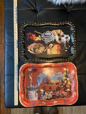 vintage 1950s and 60s Coca-Cola food trays