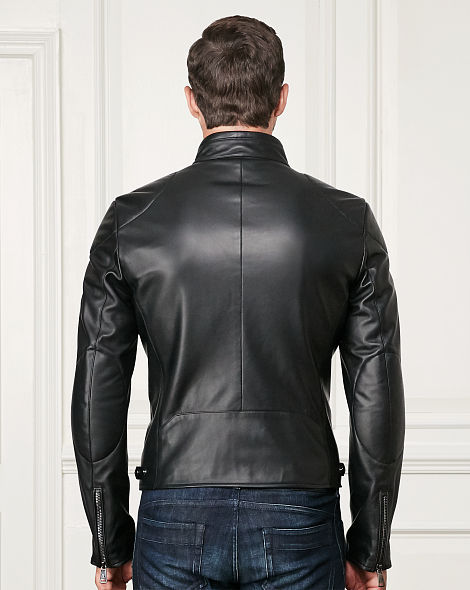 $3,495 Ralph Lauren Purple Label Randall Black Lambskin Leather