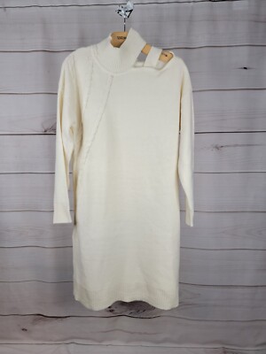 Madison + Hudson Women's White Sweater Dress M #b62 | eBay Madison + Hudson Women's White Sweater Dress M #b62 | eBay