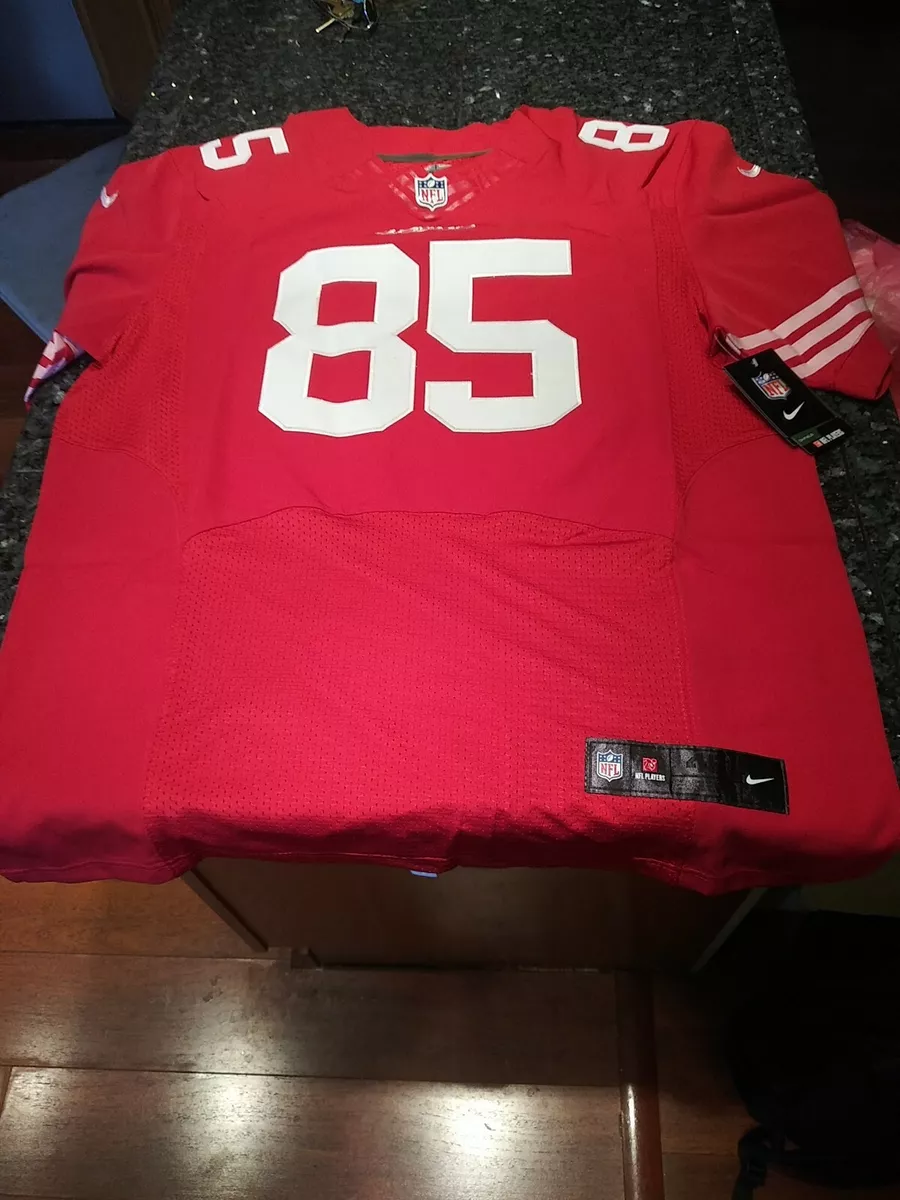 NFL Nike On Field San Francisco 49ers #85 Vernon Davis Jersey Size 48 New  Tags