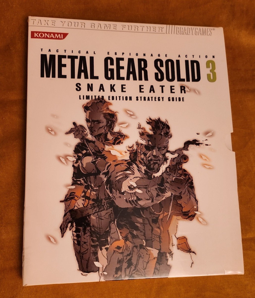 Metal Gear Solid 3 Snake Eater Limited Edition Strategy Guide | eBay