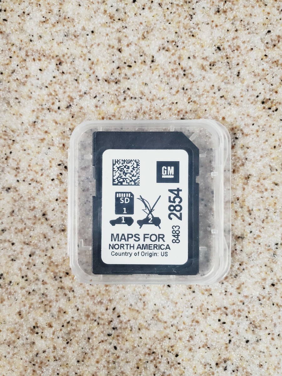 2020-2022 CHEVROLET GMC NAVIGATION SD CARD 8483 2854 FACTORY GM