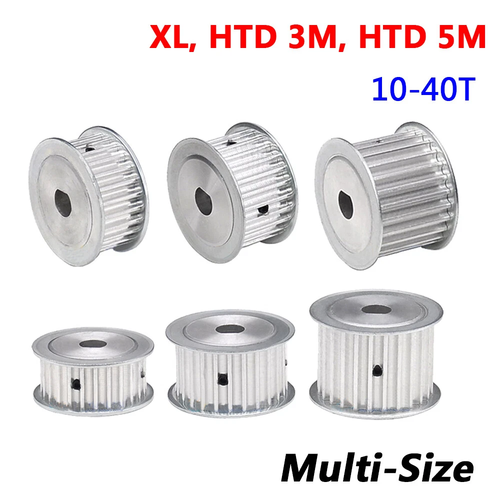 Multi clearance belt pulley