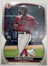 2023 Bowman 1st Ruben Santana #BP-42 Diamondbacks