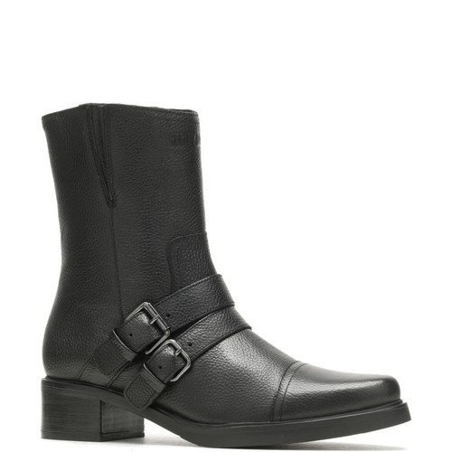 Harley-Davidson Jerilyn Double Buckle D84754 Womens Black Motorcycle Boots - Picture 2 of 8