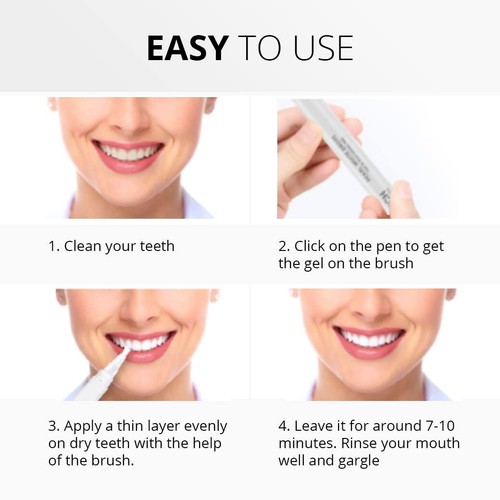 Dents Blanchissant Ensemble Proteeth Brosse à à Ultrasons Teeth Whitening Pen - 第 6/6 張圖片
