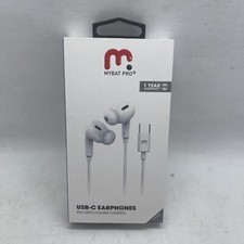 MyBat USB-C Type C Earbuds Headphones Earphones Mic For Samsung Galaxy iPad Pro