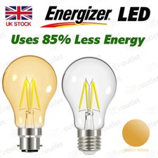 Energizer LED B22 E27 GLS Bulbs Filament 30W/ 40W/ 60W/ 75W | Warm White