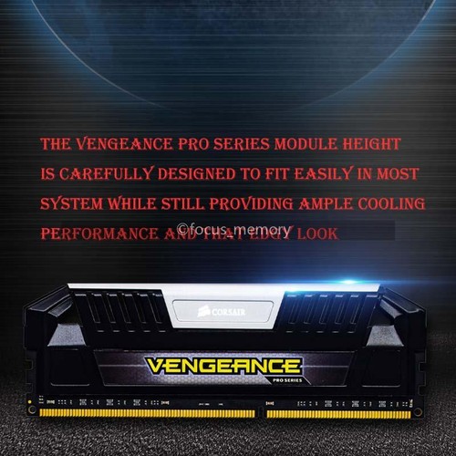 CORSAIR Vengeance Pro 4GB / 2x4GB 240Pin DDR3 1333 1600 1866 MHz Desktop Memory - Picture 5 of 12