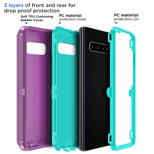 Heavy Duty Protective Case For Samsung Galaxy S10 Plus S9 S8 S10E / Accessories - Zdjęcie 28 z 61