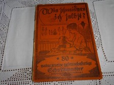 ZUSCHNEIDEBUCH - WIE SCHNEIDERE ICH SELBST 1920