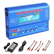 B6 Battery Charger 80W Mini Lipo Balance Charger/Discharger with Power Supply