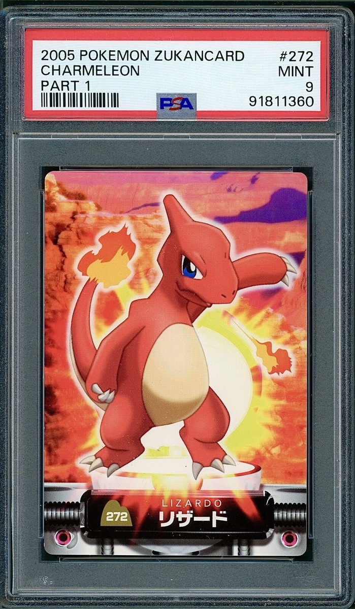 PSA 9 Charmeleon Japanese Carddass Zukan 272 Pokemon | eBay