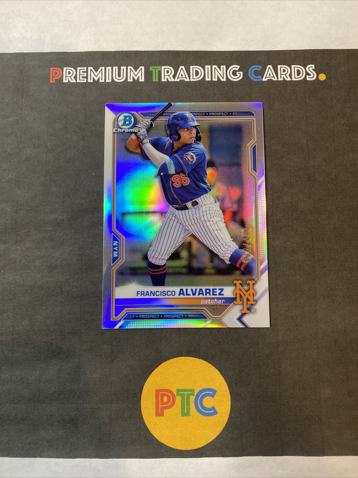 2021 Bowman Chrome Francisco Alvarez BCP-209 Refractor /499