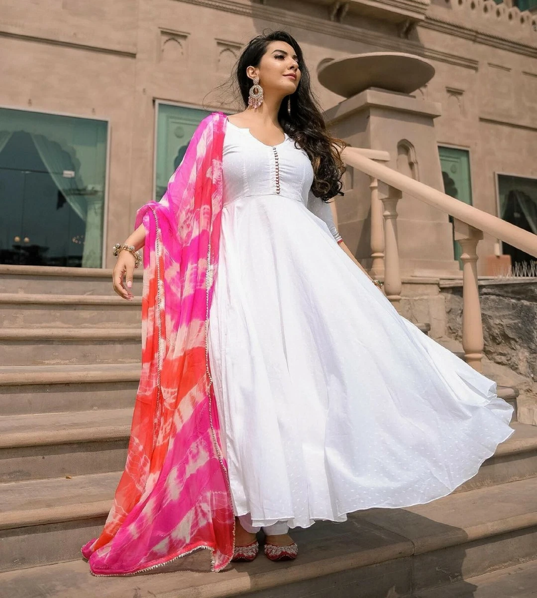 Cotton party shop wear kurti