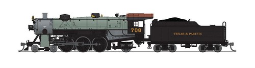 Caldera de vapor Broadway Limited 8010 escala N T&P Light Pacific 4-6-2 gris #708 | Zustand: New
