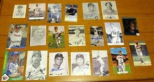 Baseball AUTOGRAPH  Lot (21)W/Pete Suder + Frank Lucchesi +Jason Grilli + Braun 