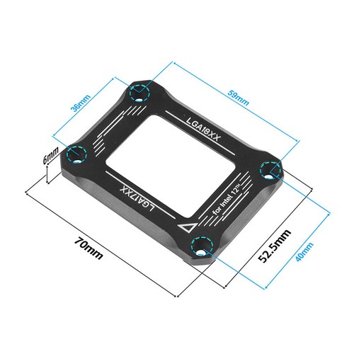 Thermalright LGA1700-BCF 12th/13th CPU Bending Corrector Frame Fixed Backplane - Afbeelding 7 van 7
