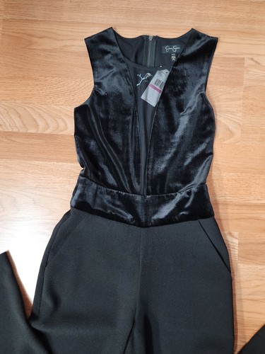 Jessica Simpson Black Weaver Fashion 10 Size XXS Women's Jumpsuit NWT #C5 - Picture 7 of 10