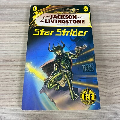 STAR STRIDER FIGHTING FANTASY 1987 IAN LIVINGSTONE BUCH 27 DRACHE 1.AUFLAGE